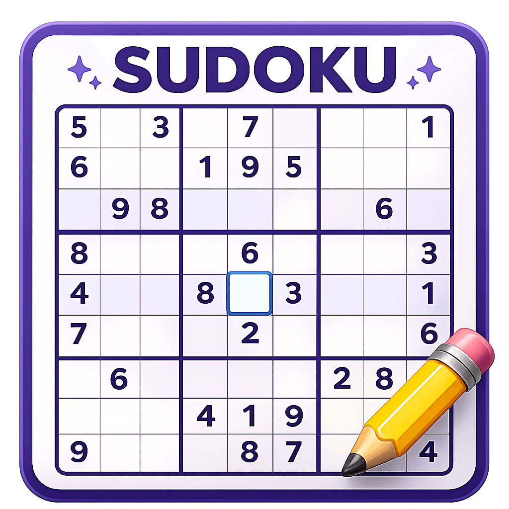 Sudoku Classic Logic Puzzle Grid
